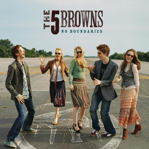 Imagen de apoyo de  Piano Recital: 5 Browns (The) - GERSHWIN, G. / LECUONA, E. / COPLAND, A. / RAVEL, M. / LIEBERMANN, L. / LISZT, F. / GINASTERA, A. (No Boundaries)
