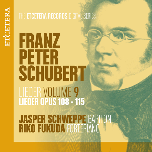 Imagen de apoyo de  SCHUBERT, F.: Lieder, Vol. 9 - Opp. 108-115 (Schweppe, Riko Fukuda)