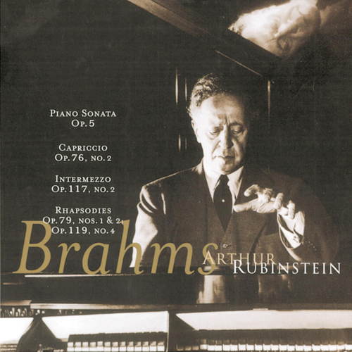 Imagen de apoyo de  BRAHMS, J.: Piano Sonata No. 3 / Capriccio, Op. 76, No. 2 / Intermezzo, Op. 117, No. 2 / Rhapsodies (Rubinstein Collection, Vol. 21)