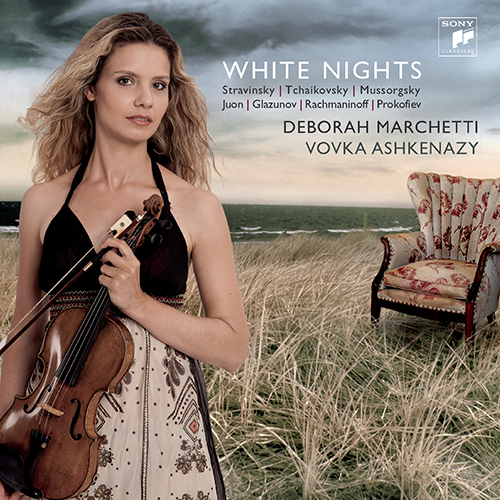 Imagen de apoyo de  Violin and Piano Recital: Marchetti, Deborah / Ashkenazy, Vovka - JUON, P. / GLAZUNOV, A.K. / MUSSORGSKY, M.P. / PROKOFIEV, S. (White Nights)