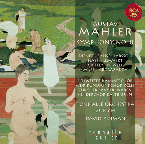 Imagen de apoyo de  MAHLER, G.: Symphony No. 8 (Diener, Banse, Larsson, Naef, Remmert, Zürich Boys Choir, Zürich Tonhalle Orchestra, Zinman)