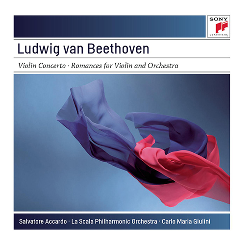 Imagen de apoyo de  BEETHOVEN, L. van: Violin Concerto / Romances (Accardo, Milan La Scala Philharmonic, Giulini)