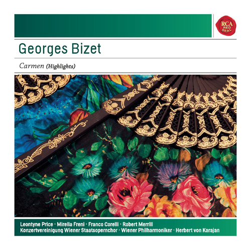 Imagen de apoyo de  BIZET, G.: Carmen [Opera] (Highlights) (L. Price, Corelli, Merrill, Freni, Vienna Philharmonic, Karajan)