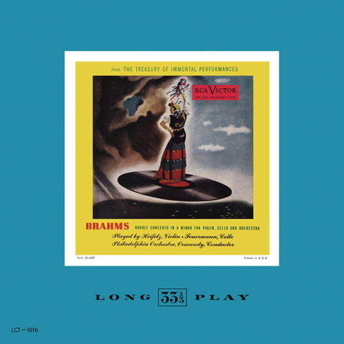 Imagen de apoyo de  BRAHMS, J.: Double Concerto for Violin and Cello, Op. 102 (Heifetz, Feuermann, Philadelphia Orchestra, Ormandy)