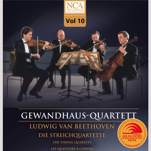 Imagen de apoyo de  BEETHOVEN, L. van: String Quartets, Vol. 10 - Nos. 10, 14 (Gewandhaus Quartet)