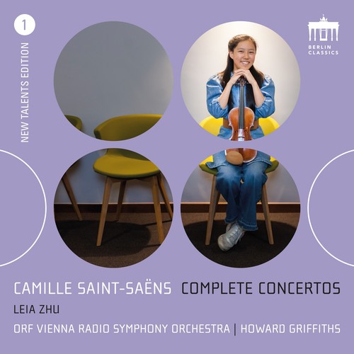 Imagen de apoyo de  SAINT-SAËNS, C.: Concertos (Complete) (New Talents Edition, Vol. 1) (Leia Zhu, ORF Vienna Radio Symphony, Griffiths)
