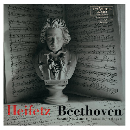Imagen de apoyo de  BEETHOVEN, L. van: Violin Sonatas Nos. 3 and 6 (Heifetz, Bay)