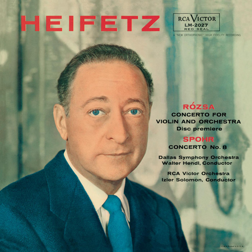 Imagen de apoyo de  ROZSA, M.: Violin Concerto, Op. 24 / SPOHR, L.: Violin Concerto No. 8, "in modo di scena cantante" (Heifetz, Wallenstein, Hendl, Solomon)