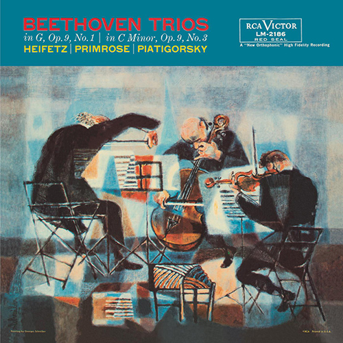 Imagen de apoyo de  BEETHOVEN, L. van: String Trios, Op. 9, Nos 1 and 3 (Heifetz, Primrose, Piatigorsky)