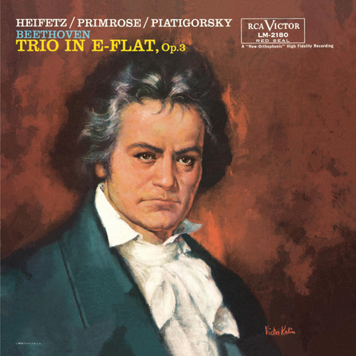 Imagen de apoyo de  BEETHOVEN, L. van: String Trio, Op. 3 (Heifetz, Primrose, Piatigorsky)