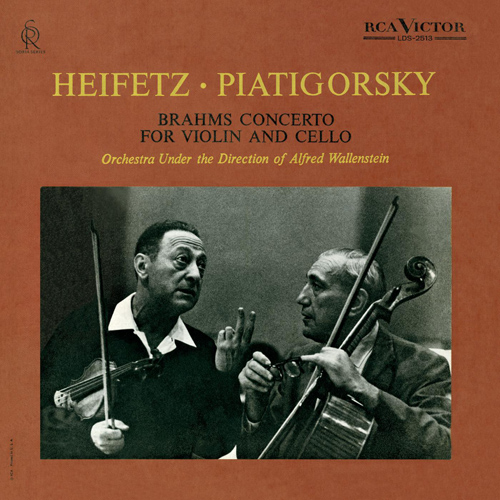 Imagen de apoyo de  BRAHMS, J.: Double Concerto, Op. 102 (Heifetz, Piatigorsky, RCA Victor Symphony, Wallenstein)