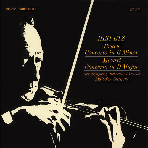 Imagen de apoyo de  BRUCH, M.: Violin Concerto No. 1 / MOZART, W.A.: Violin Concerto No. 4 (Heifetz, New Symphony Orchestra of London, Sargent)