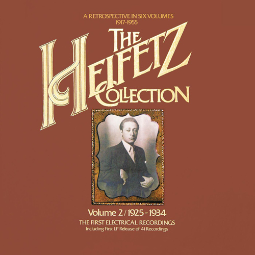 Imagen de apoyo de  HEIFETZ COLLECTION (THE), Vol. 2 (1925-1934)