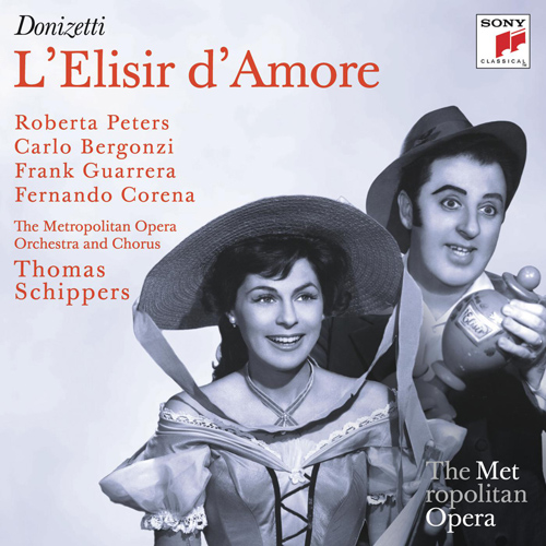 Imagen de apoyo de  DONIZETTI, G.: Elisir d'Amore (L') [Opera] (Di Franco, Bergonzi, Peters, Guarrera, Corena, Metropolitan Opera Chorus and Orchestra, Schippers)