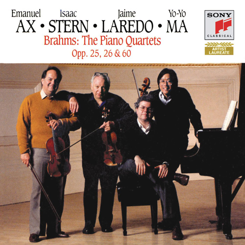 Imagen de apoyo de  BRAHMS, J.: Piano Quartets Nos. 1-3 (Stern, Laredo, Yo-Yo Ma, Ax)