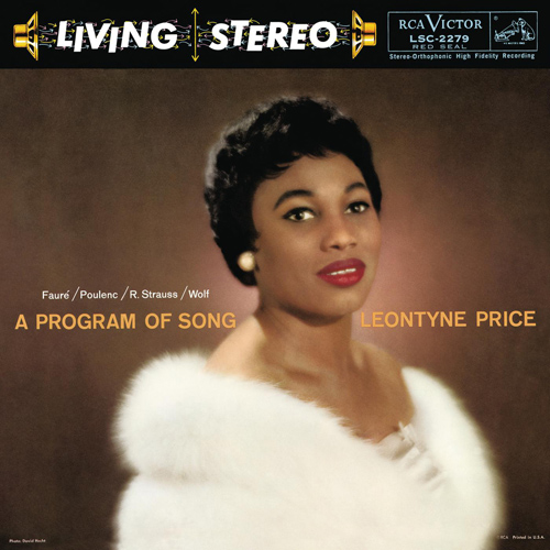 Imagen de apoyo de  Vocal Recital: Price, Leontyne - FAURÉ, G. / POULENC, F. / STRAUSS, R. / WOLF, H. (A Program of Song)