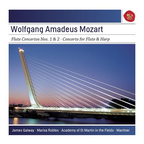 Imagen de apoyo de  MOZART, W.A.: Flute Concertos Nos. 1 and 2 / Concerto for Flute and Harp (Galway, Robles, Academy of St. Martin in the Fields Orchestra, Marriner)