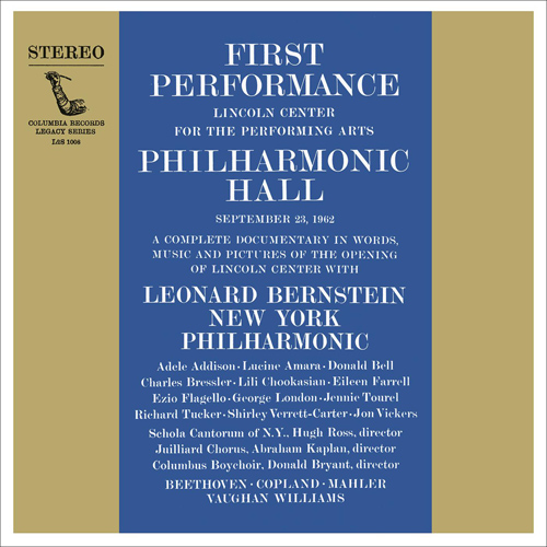 Imagen de apoyo de  INAUGURATION CONCERT OF LINCOLN CENTER'S PHILHARMONIC HALL (New York Philharmonic, Bernstein)