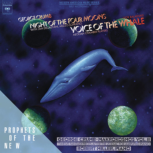 Imagen de apoyo de  CRUMB, G.: Voice of the Whale / Night of the Four Moons / Makrokosmos II (DeGaetani, Miller, Aeolian Chamber Players)