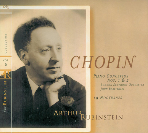 Imagen de apoyo de  CHOPIN, F.: Piano Concertos Nos. 1 and 2 / Nocturnes (Rubinstein Collection, Vol. 5)