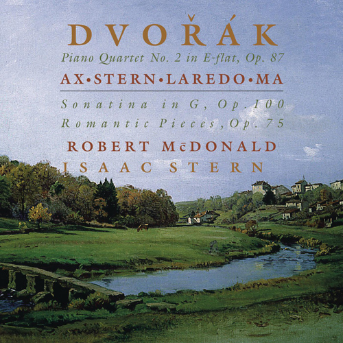 Imagen de apoyo de  DVOŘÁK, A.: Piano Quartet No. 2 / 4 Romantic Pieces / Violin Sonatina, Op. 100 (Ax, Stern, Laredo, Yo-Yo Ma, McDonald)