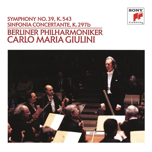 Imagen de apoyo de  MOZART, W.A.: Symphony No. 39 / Sinfonia concertante, K. 297b (Berlin Philharmonic, Giulini)