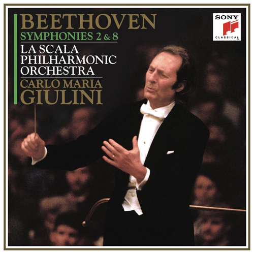 Imagen de apoyo de  BEETHOVEN, L. van: Symphonies Nos. 2 and 8 (Milan La Scala Orchestra, Giulini)