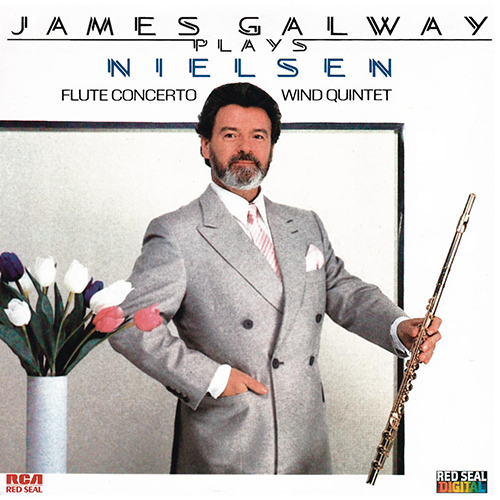 Imagen de apoyo de  NIELSEN, N.: Flute Concerto / Wind Quintet / 2 Fantasy Pieces (Galway, P. Moll, S. Williams)