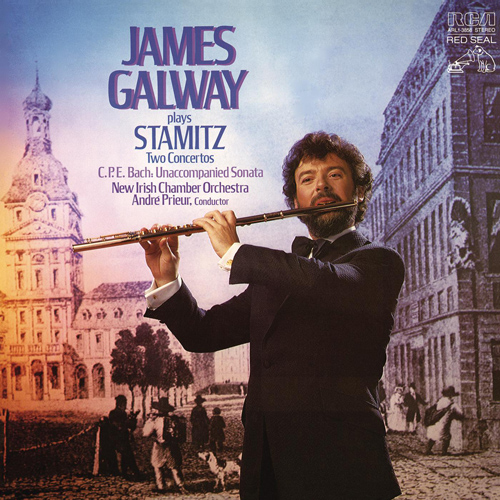 Imagen de apoyo de  STAMITZ, C.: Flute Concertos / BACH, C.P.E.:  Flute Sonata, Wq. 132 (Galway, New Irish Chamber Orchestra, Prieur)