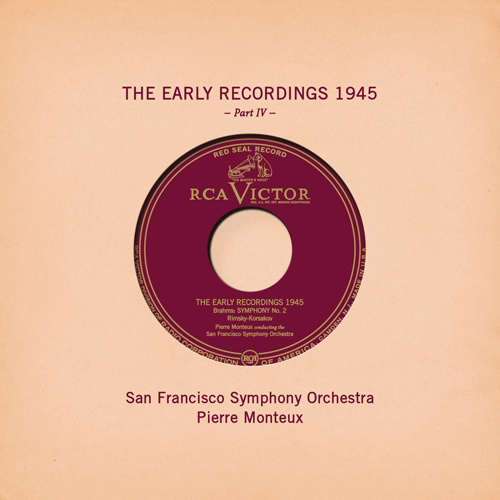 Imagen de apoyo de  BRAHMS, J.: Symphony No. 2 / RIMSKY-KORSAKOV, N.A.: Wedding March (The Early Recordings 1945, Vol. 4) (San Francisco Symphony, Monteux)