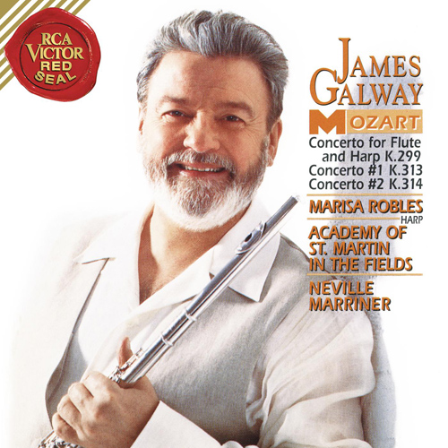 Imagen de apoyo de  MOZART, W.A.: Flute Concertos Nos. 1 and 2 / Concerto for Flute and Harp, K. 299 (Galway, Robles)