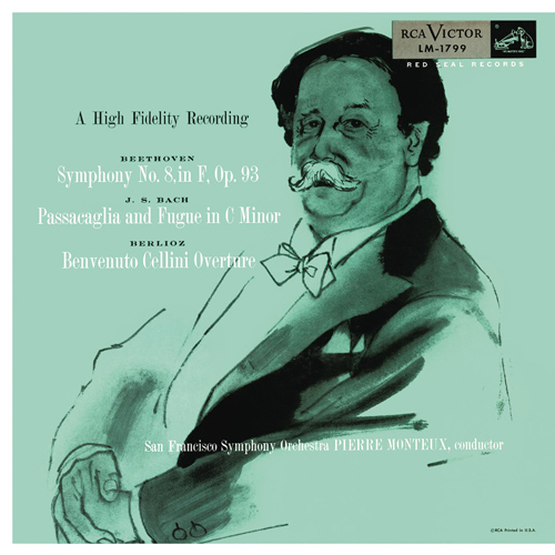 Imagen de apoyo de  BEETHOVEN, L. van: Symphony No. 8 / BACH, J.S.: Passacaglia and Fugue, BWV 582 / BERLIOZ, H.: Benvenuto Cellini (San Francisco Symphony, Monteux)