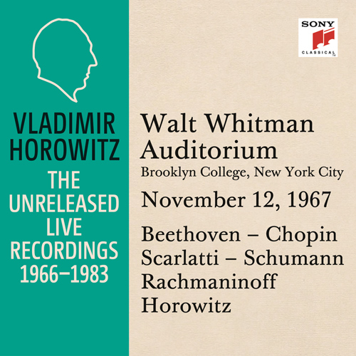 Imagen de apoyo de  HOROWITZ, Vladimir: Unreleased Live Recordings (1966-1983), Discs 5-6 - 12 November 1967, Walt Whitman Auditorium, Brooklyn College, New York City