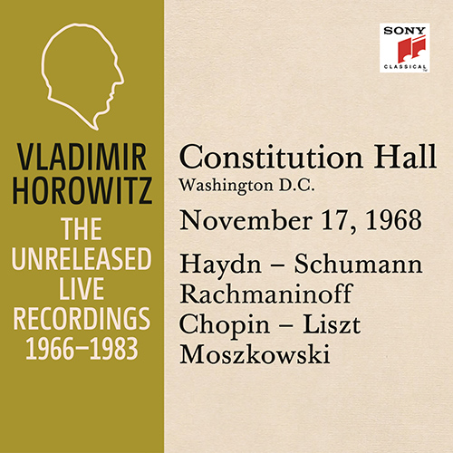 Imagen de apoyo de  HOROWITZ, Vladimir: Unreleased Live Recordings (1966-1983), Discs 15-16 - 17 November 1968, Constitution Hall, Washington D.C.