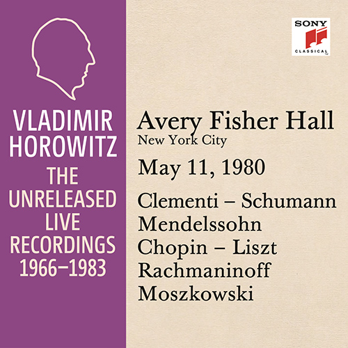 Imagen de apoyo de  HOROWITZ, Vladimir: Unreleased Live Recordings (1966-1983), Discs 40-41 - 11 May 1980, Avery Fischer Hall, New York City