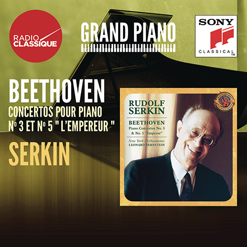 Imagen de apoyo de  BEETHOVEN, L. van: Piano Concertos Nos. 3 and 5, "Emperor" (R. Serkin, New York Philharmonic, Bernstein)