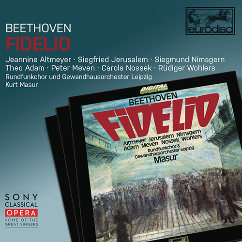 Imagen de apoyo de  BEETHOVEN, L. van: Fidelio [Opera] (Altmeyer, Jerusalem, Nimsgern, Leipzig Radio Chorus, Leipzig Gewandhaus Orchestra, Masur)