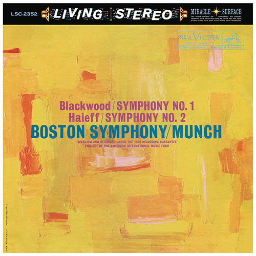 Imagen de apoyo de  BLACKWOOD, E.: Symphony No. 1 / HAIEFF, A.: Symphony No. 2 (Boston Symphony, Munch)