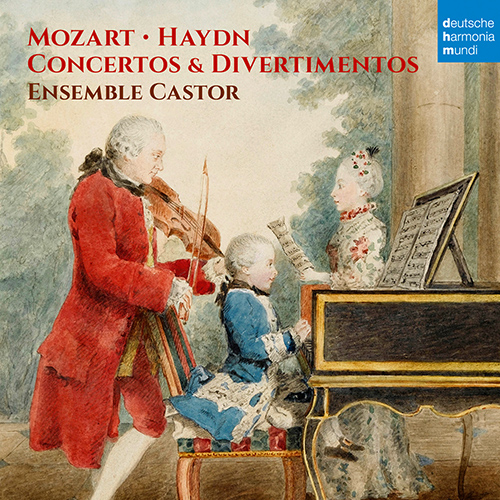 Imagen de apoyo de  MOZART, W.A.: Keyboard Concertos / HAYDN, J.: Divertimenti (Concertos and Divertimentos) (Ensemble Castor)