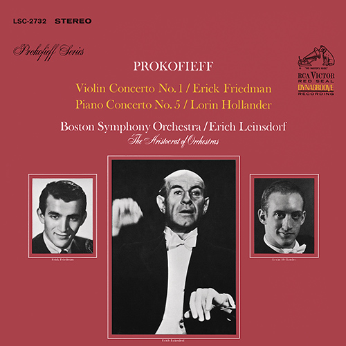 Imagen de apoyo de  PROKOFIEV, S.: Violin Concerto No. 1 / Piano Concerto No. 5 (Friedman, Hollander, Boston Symphony, Leinsdorf)