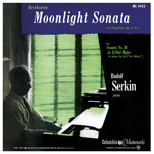 Imagen de apoyo de  BEETHOVEN, L. van: Piano Sonatas Nos. 14, "Moonlight", 23, "Les adieux" and 26, "Appassionata" (R. Serkin)