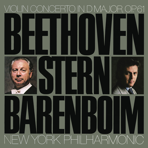 Imagen de apoyo de  BEETHOVEN, L. van: Violin Concerto, Op. 61 (Stern, New York Philharmonic, Barenboim)