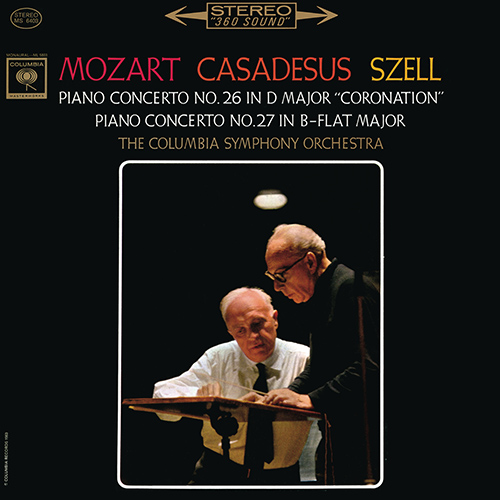 Imagen de apoyo de  MOZART, W.A.: Piano Concertos Nos. 26 and 27 (R. Casadesus, Columbia Symphony, Szell)
