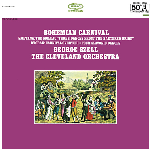 Imagen de apoyo de  SMETANA, B.: Moldau / DVOŘÁK, A.: Carnival / Slavonic Dances, Series 1 (excerpts) (Bohemian Carnival) (Cleveland Orchestra, Szell)