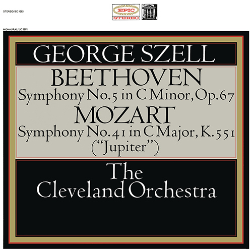 Imagen de apoyo de  BEETHOVEN, L. van: Symphony No. 5 / MOZART, W.A.: Symphony No. 41, "Jupiter" (Cleveland Orchestra, Szell)