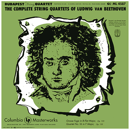 Imagen de apoyo de  BEETHOVEN, L. van: String Quartets (Complete) - No. 16 / Grosse Fuge, Op. 133 (Budapest String Quartet)
