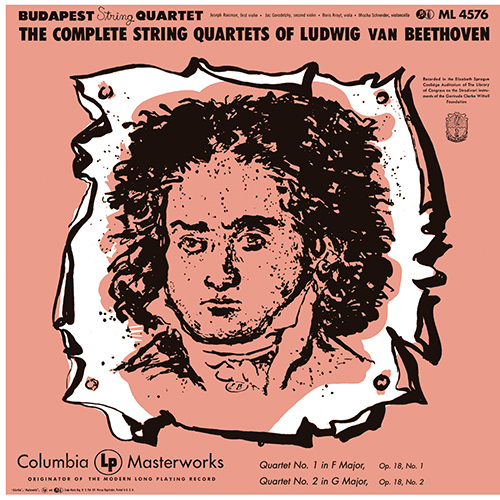 Imagen de apoyo de  BEETHOVEN, L. van: String Quartets Nos. 1 and 2 (Budapest String Quartet)