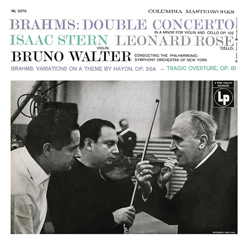 Imagen de apoyo de  BRAHMS, J.: Double Concerto for Violin and Cello / BEETHOVEN, L. van: Triple Concerto for Violin, Cello and Piano (Stern, L. Rose, B. Walter)