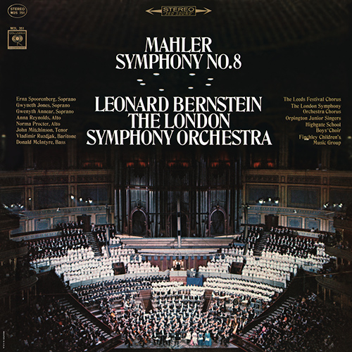 Imagen de apoyo de  MAHLER, G.: Symphony No. 8, "Symphony of a Thousand" (Spoorenberg, Jones, Annear, Vollenweider, London Symphony Chorus and Orchestra, Bernstein)
