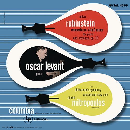Imagen de apoyo de  RUBINSTEIN, A.: Piano Concerto No. 4 (Levant, New York Philharmonic, Mitropoulos)